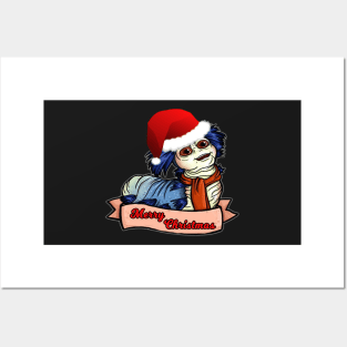 Labyrinth Worm Christmas Posters and Art